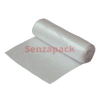 Sáček do koše HDPE, 630 x 740 mm, čirý, 50ks/role - bez přebalu